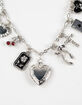 FULL TILT Dice/Heart/Cross Multi Charm Necklace image number 4