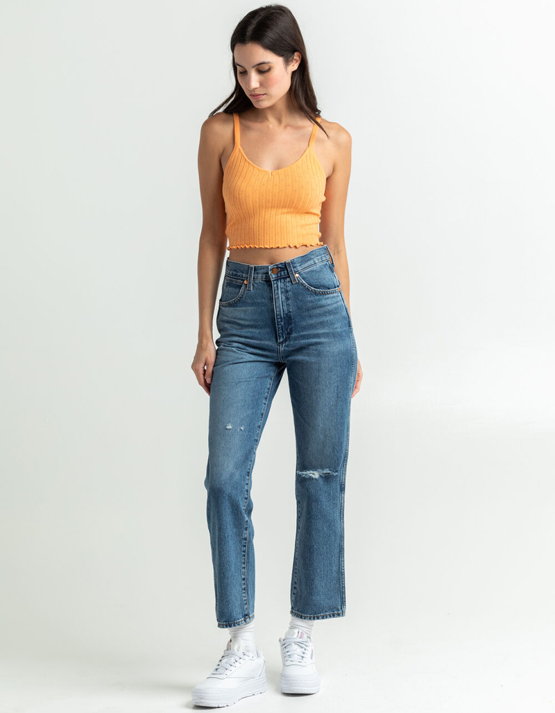 FULL TILT Womens Pointelle Cami image number 3