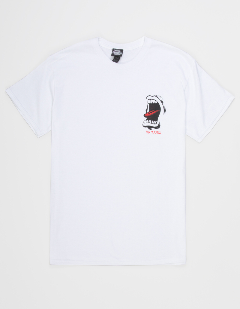 SANTA CRUZ Screaming Mouth Chest Mens Tee image number 0
