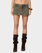 EDIKTED Camelia Denim Mini Skort image number 1