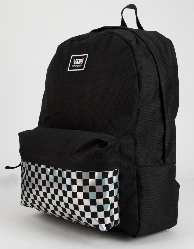 VANS Classic Realm Iridescent Check Backpack image number 1