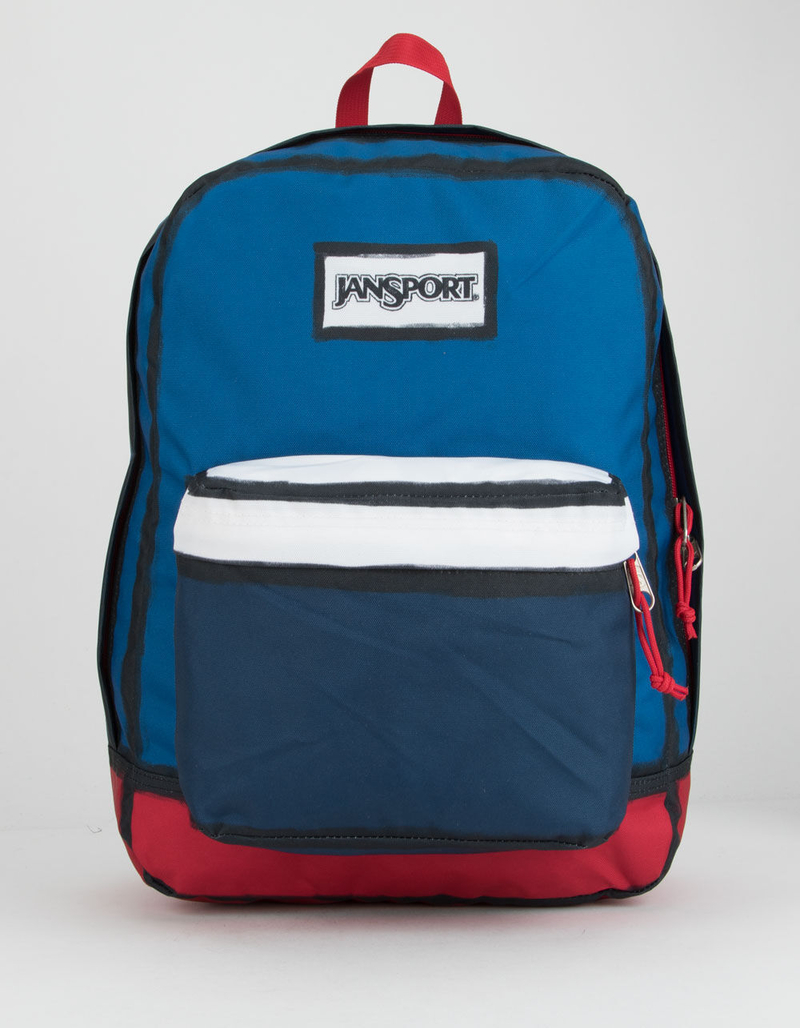 JANSPORT High Stakes Red, White, & Blue Backpack image number 0