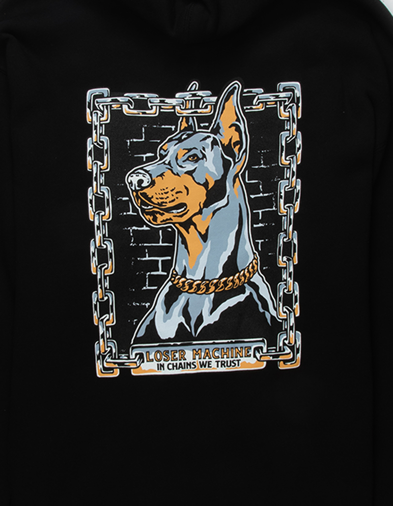 LOSER MACHINE Chainlink Mens Zip Up Hoodie image number 2
