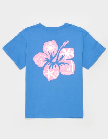 RIOT SOCIETY Beach Hibiscus Girls Tee Primary Image