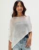 FULL TILT Girls Crop Poncho  image number 1