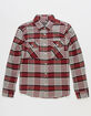 BRIXTON Bowery Mens Flannel image number 1