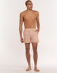 RSQ Simple Stripe Mens 5" Swim Shorts image number 8