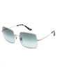 RAY-BAN Square Classic Silver Sunglasses image number 1