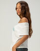 RSQ Womens Argentina Off The Shoulder Tee image number 3