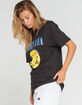 LIVE NATION Nirvana Smiley Face Womens Oversized Tee image number 3