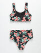FULL TILT Scoop Bralette High Waist Girls Bikini Set image number 3