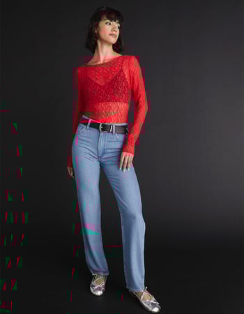 WRANGLER Sunset Mid Rise Straight Womens Jeans Primary Image