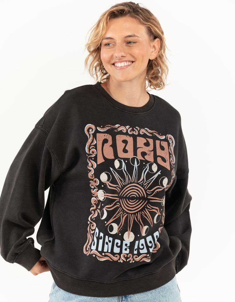ROXY Mystic Morning Hike Womens Oversized Sweatshirt image number 3