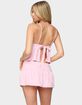 EDIKTED Selene Lacey Pleated Tank Top image number 3