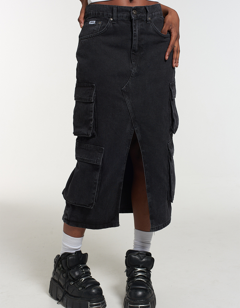 THE RAGGED PREIST Combat Womens Midi Skirt image number 1