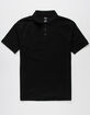 SHAKA WEAR Solid Mens Black Polo Shirt image number 1