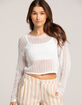 FULL TILT Open Knit Womens Pullover image number 2