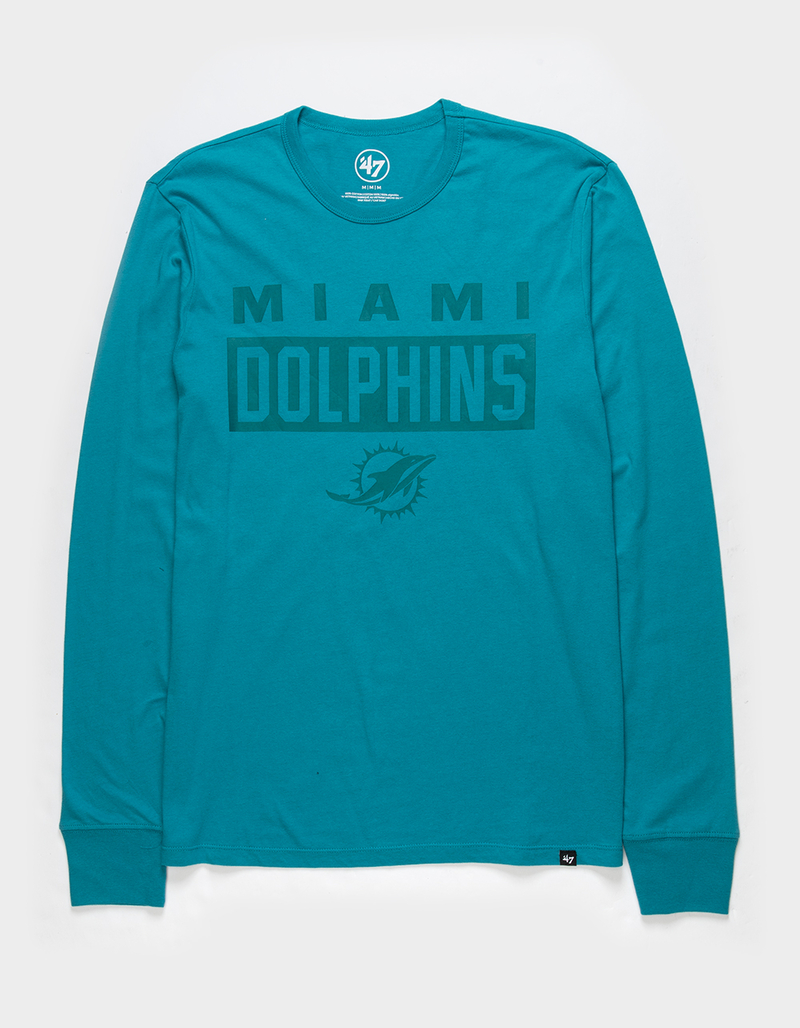 47 BRAND Miami Dolphins Mens Long Sleeve Tee image number 0