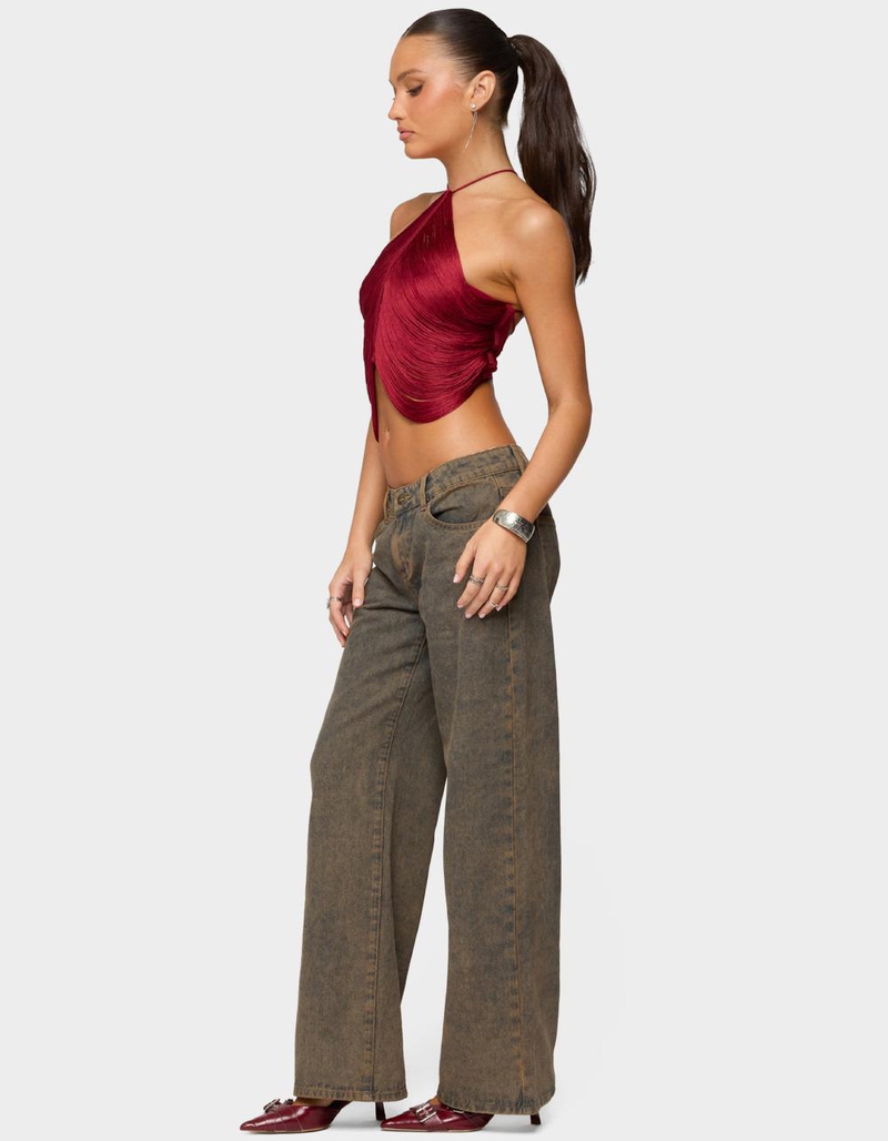 EDIKTED Ace Low Rise Baggy Jeans image number 3