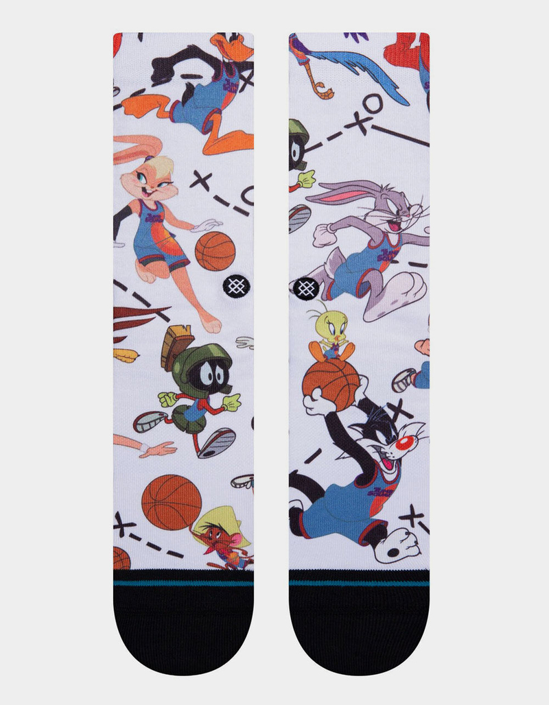 STANCE Space Jam Tune Mens Crew Socks image number 1