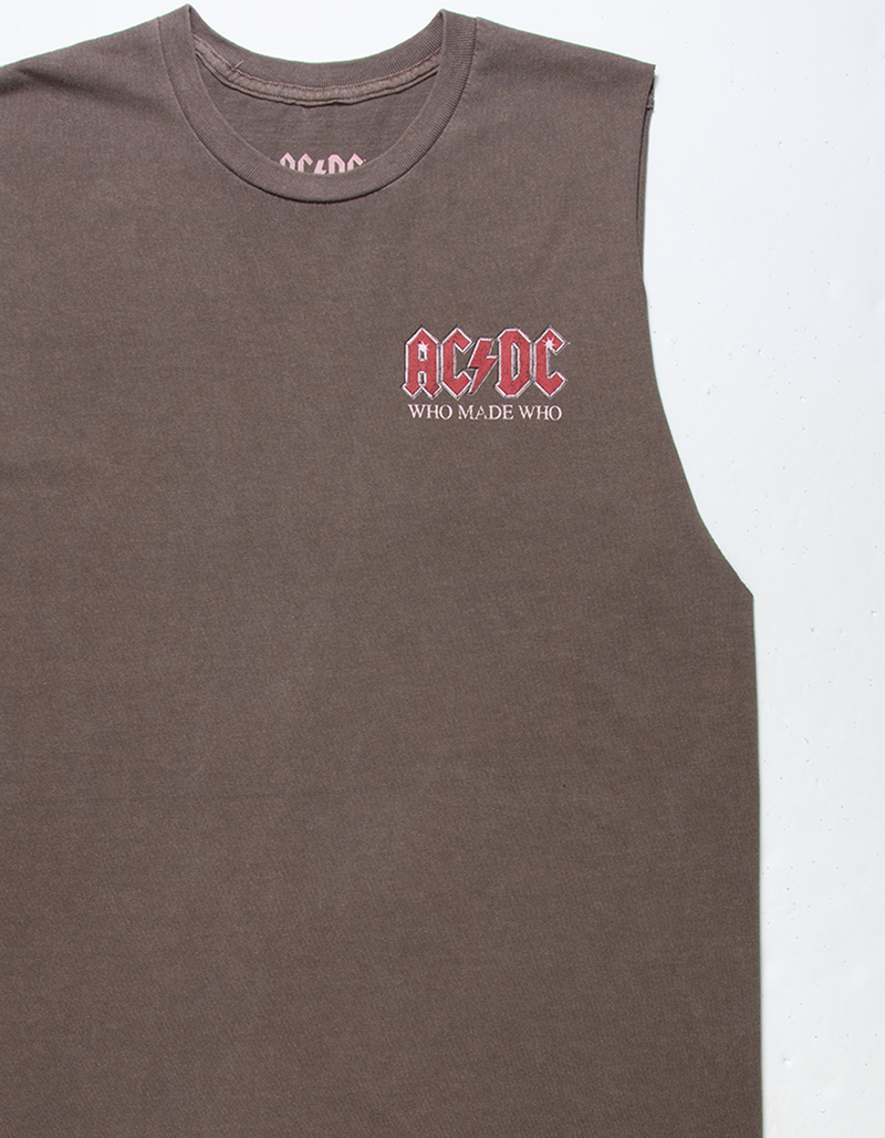 AC/DC Who Made Who Tour Mens Muscle Tee image number 3
