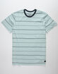 BILLABONG Die Cut Sky Blue Mens T-Shirt image number 1