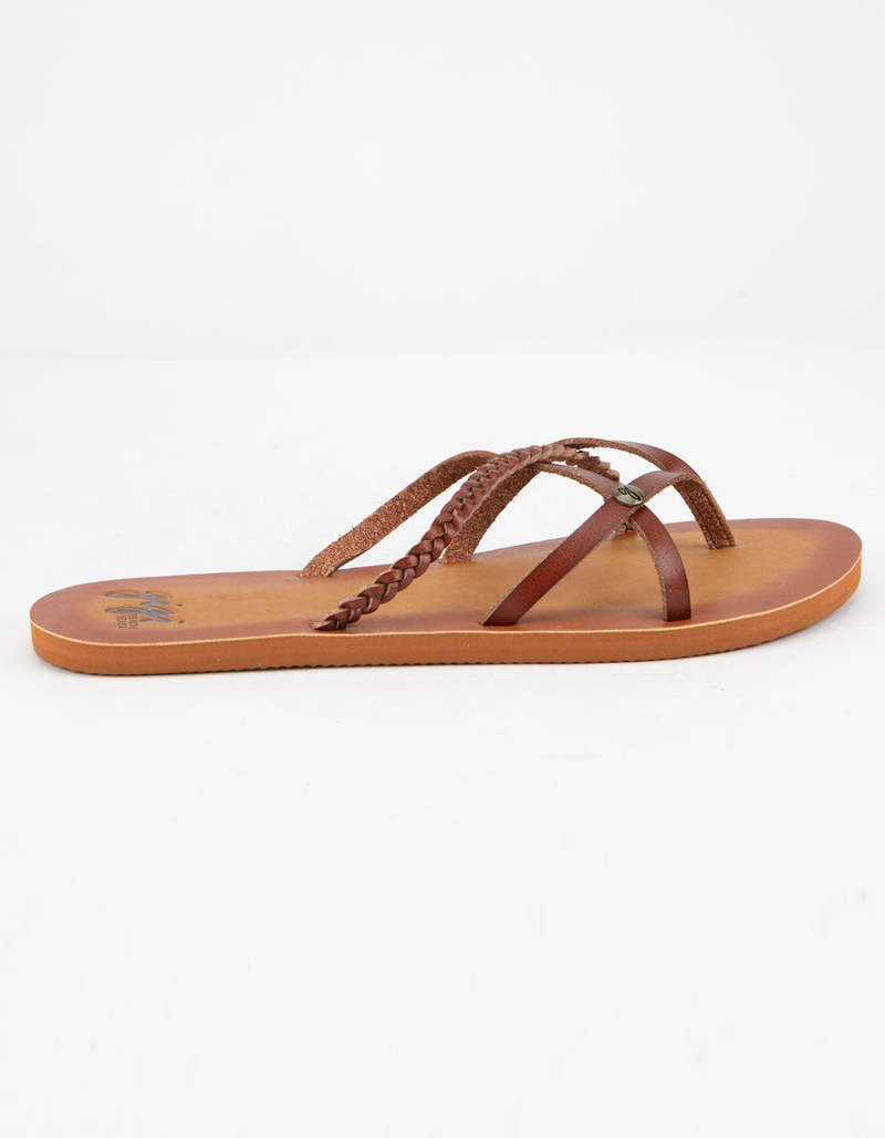 GIGI Criss Cross Cognac Womens Sandals image number 2