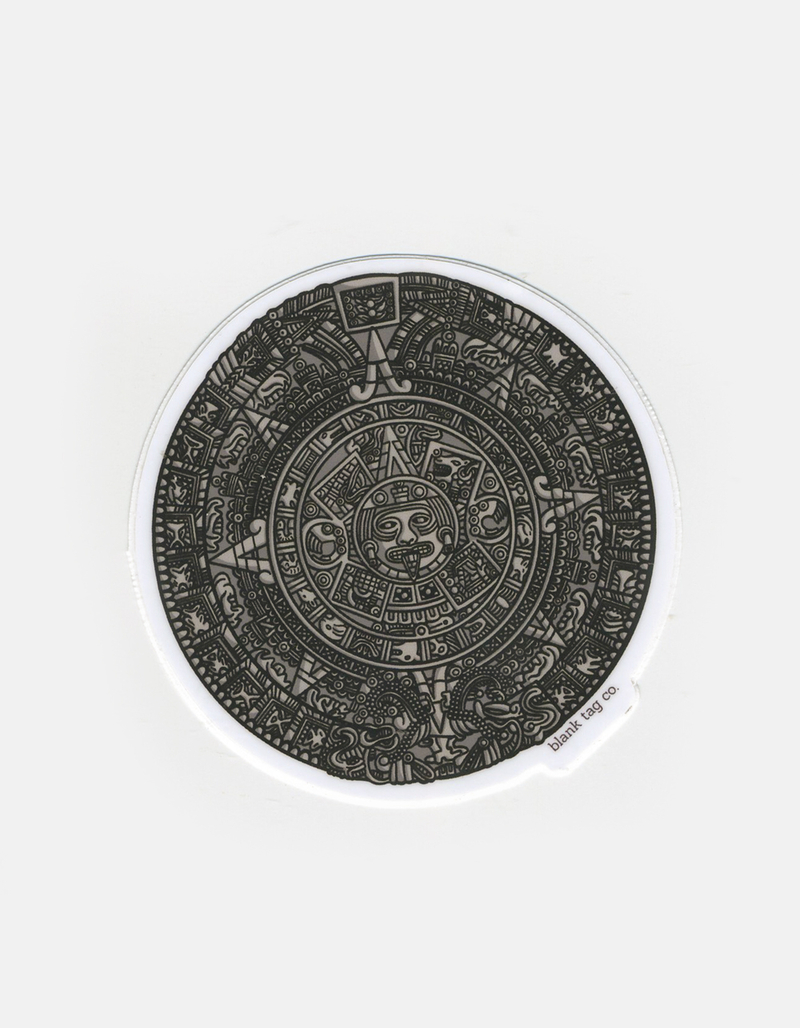 BLANK TAG CO. The Aztec Calendar Sticker image number 0