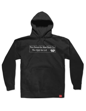 CHOCOLATE Too Dumb Mens Hoodie Primary Image