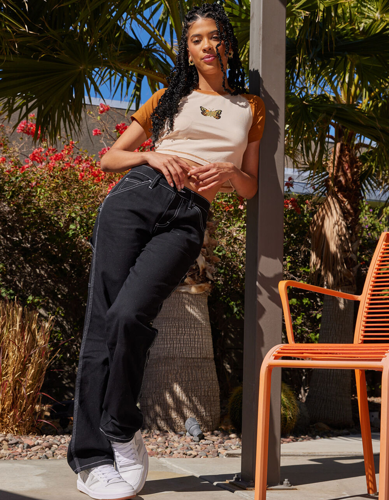 DICKIES Womens Carpenter Pants image number 7