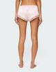 EDIKTED Clair Ruffle Lacey Satin Effect Shorts image number 5