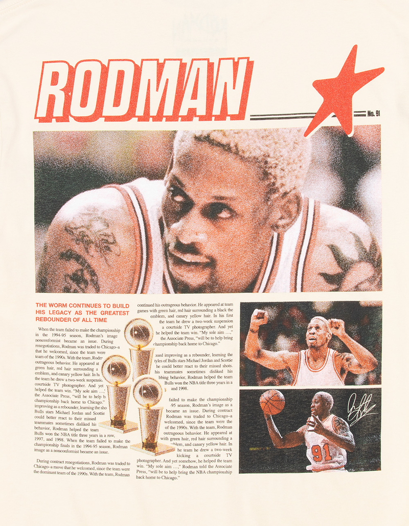 RODMAN Tabloid Mens Boxy Tee image number 3