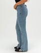 RSQ Womens Pocketless Low Rise Bootcut Jeans image number 4