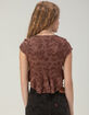 NECTAR CLOTHING Womens Short Sleeve Top image number 4