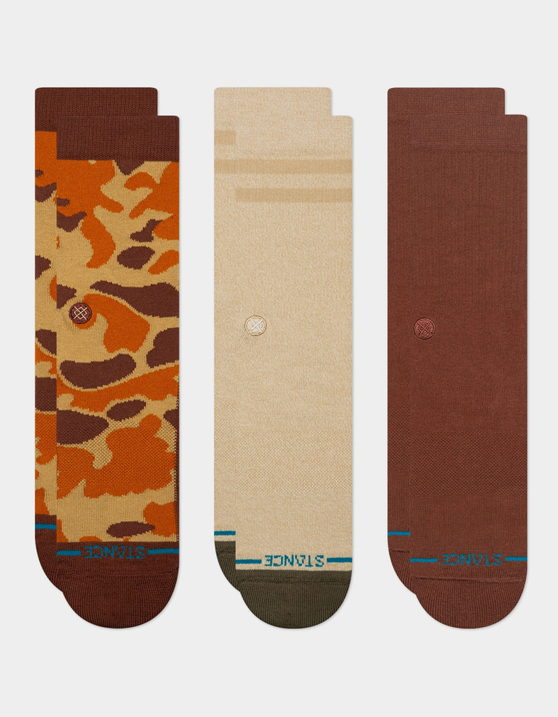 STANCE 3 Pack Mens Cotton Crew Socks image number 0