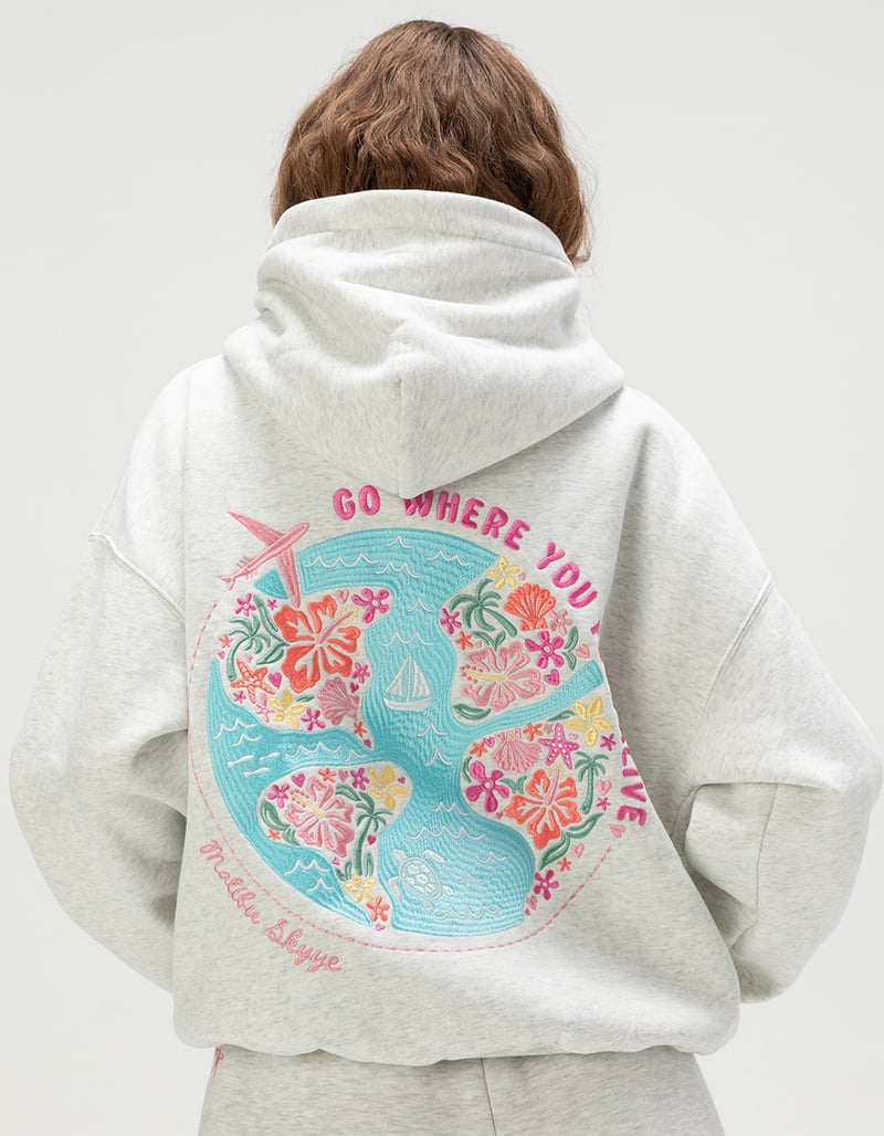 MALIBU SKYYE Feel Alive Womens Hoodie image number 1
