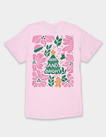 TREE Merry And Bright Floral Unisex Tee Alternative Image