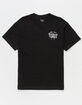 FRESH VIBES Good Friends White Mens Black T-Shirt image number 2