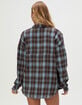 ACOA Womens Oversized Flannel image number 4
