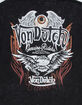 VON DUTCH Wings Rhinestone Mens Boxy Tee image number 3