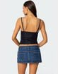 EDIKTED Gingham Layered Tank Top image number 5