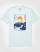 RIOT SOCIETY Mt Fuji Mens T-Shirt image number 1
