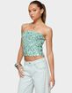 EDIKTED Brynn Sequin Strapless Top image number 2