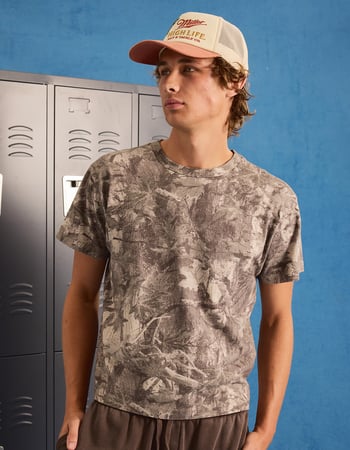RSQ Mens Washed Shrunken Tee Primary Image