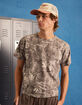 RSQ Mens Washed Shrunken Tee image number 1