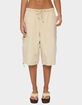 EDIKTED Azul Oversized Cargo Bermuda Shorts image number 1