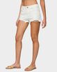 EDIKTED Fern Mid Rise Denim Shorts image number 2