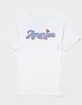 USA America Groovy Heart Unisex Tee image number 1