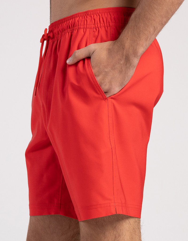 BLUE CROWN Miami Garden Color Changing Mens 7" Swim Shorts image number 6