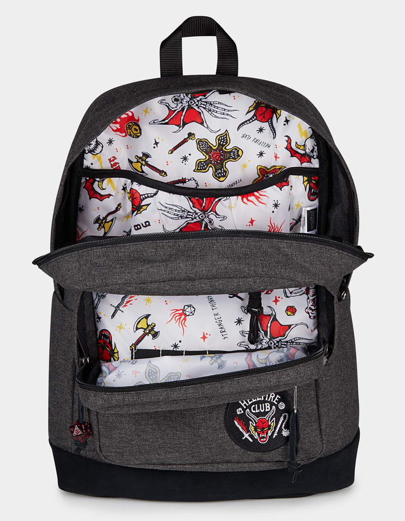 JANSPORT Stranger Things Hellfire Club Right Pack Expressions Backpack image number 3